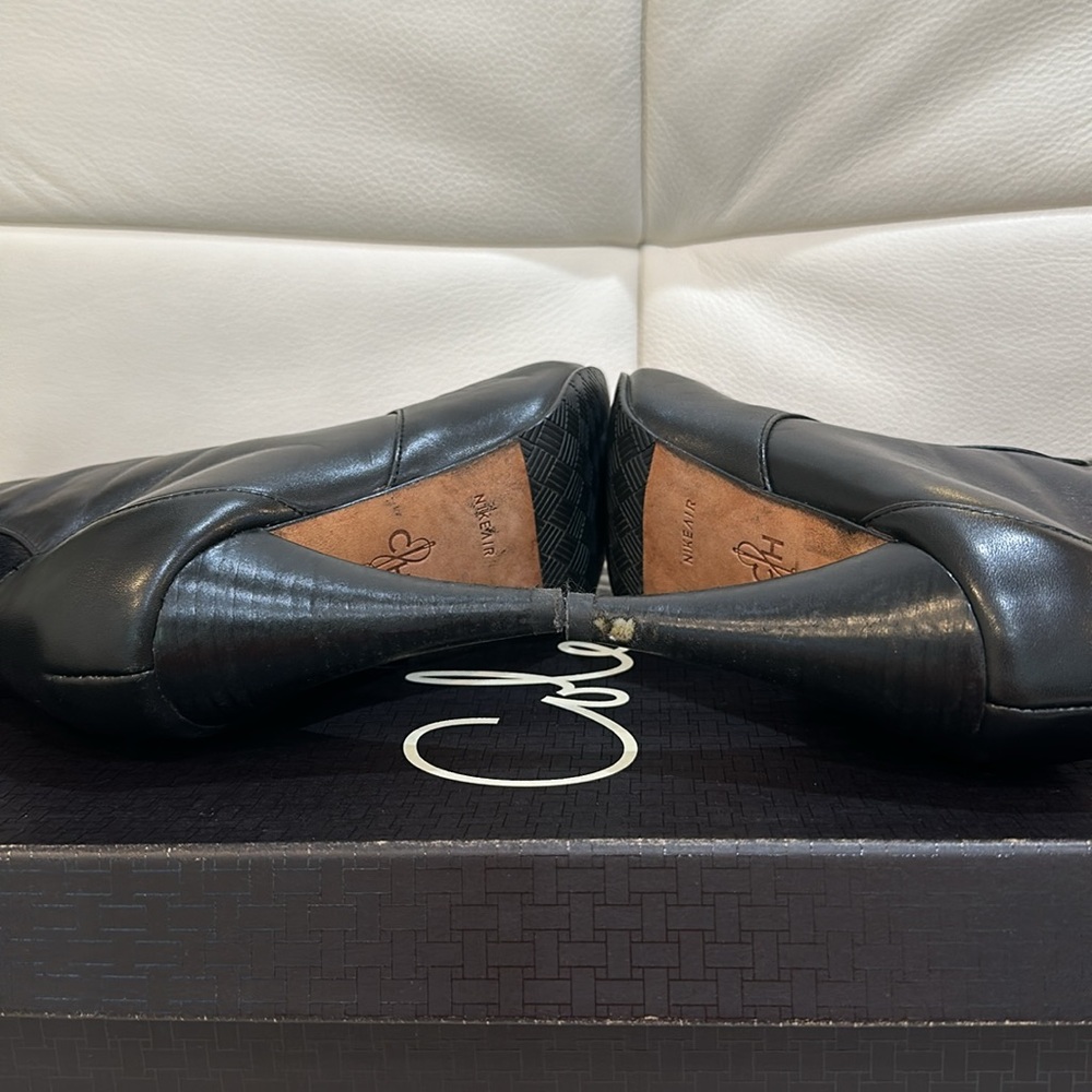 Cole Haan BLACK AIR JALISA TALL BOOT with Zip Closure in Size 4.5 В - Picture 14 of 17